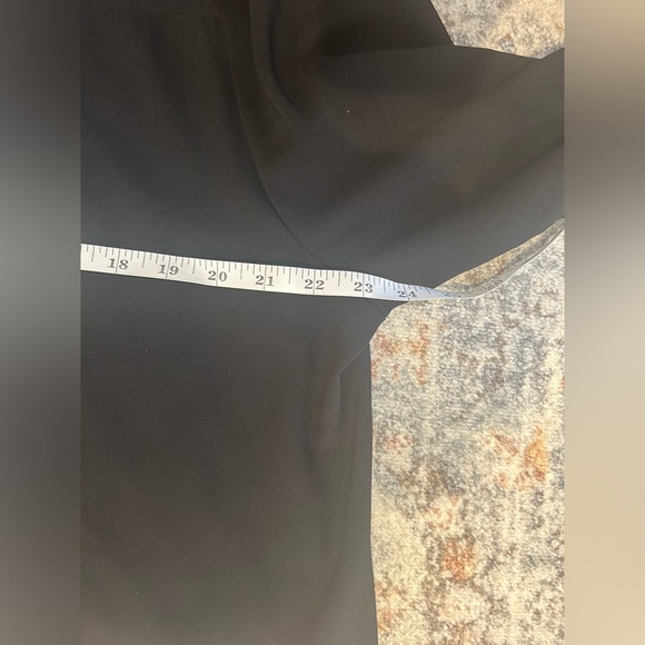 Susan Graver Stretch Woven Button Front Long Sleeve Shirt Plus 16 Black A286471 - Picture 9 of 10